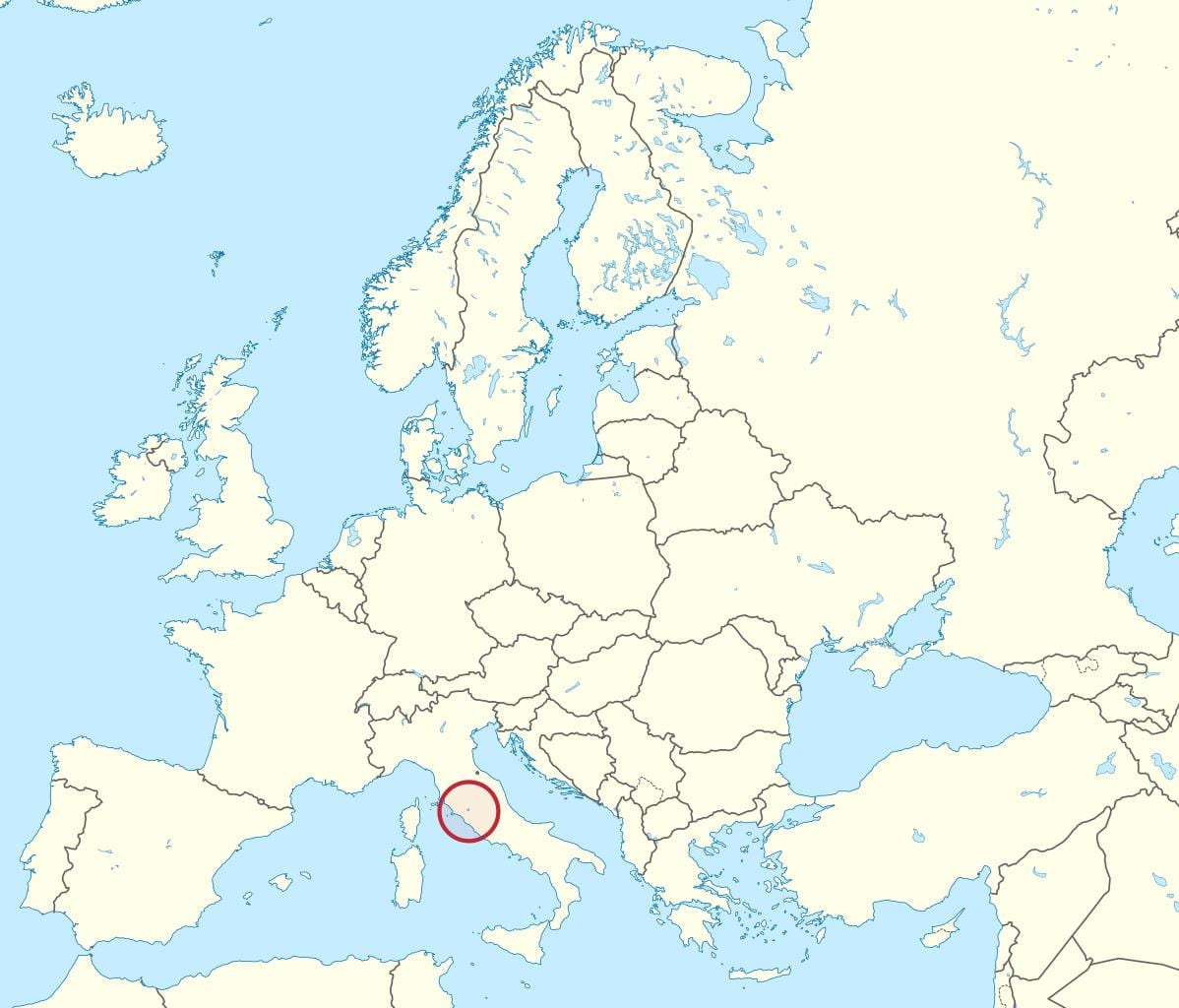 Kat jeyografik nan Vatikan vil ewòp yo